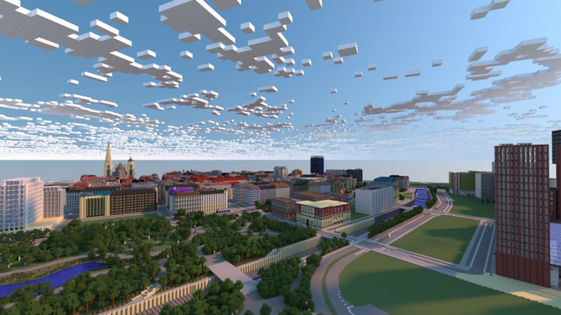 Illustration for article titled Fans Are Making A 1:1 Scale Minecraft Version of Vienna